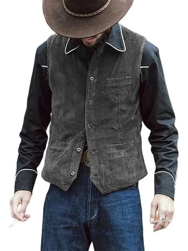 WW | Casual Vest V-Neck Men's Vests