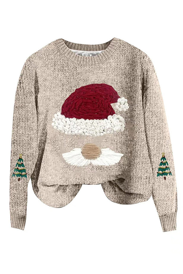 WW | Lockere Passform Weihnachtsstrickpullover