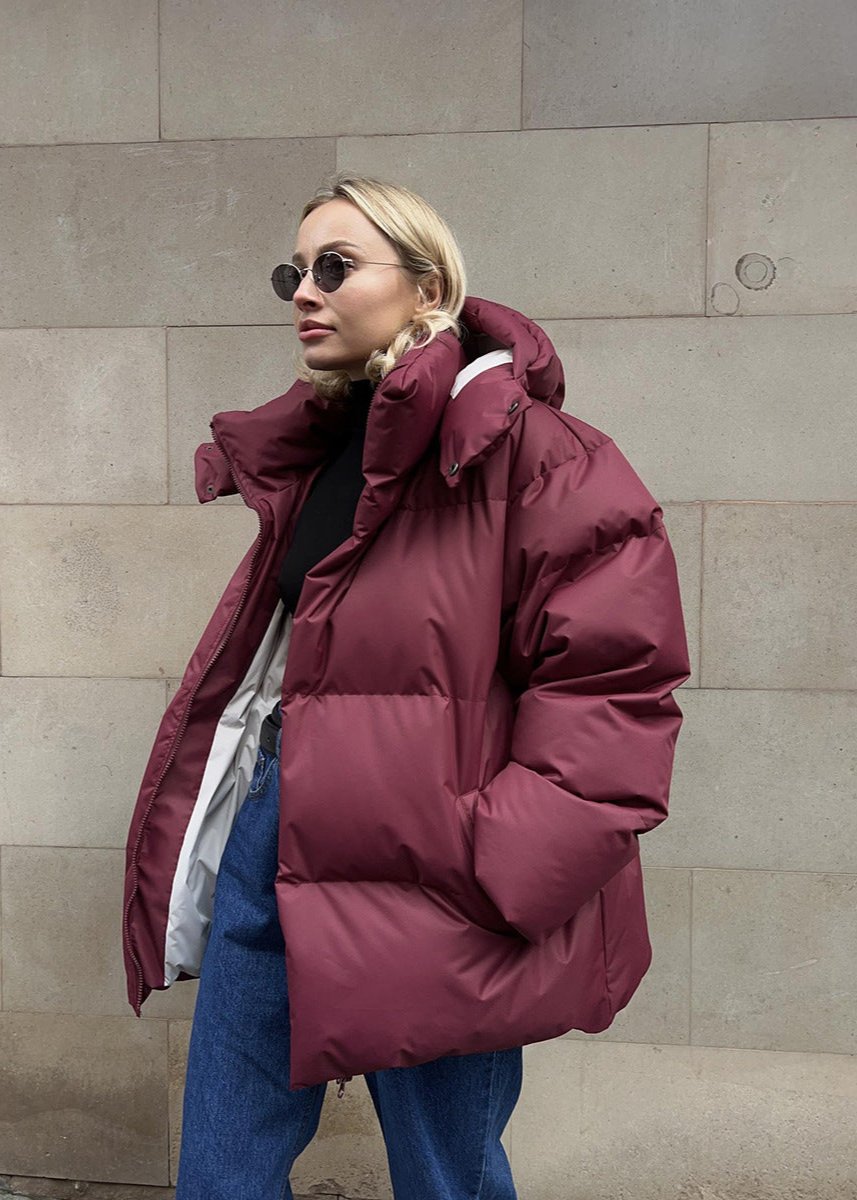 WW | Pufferjacke - Burgunderrot