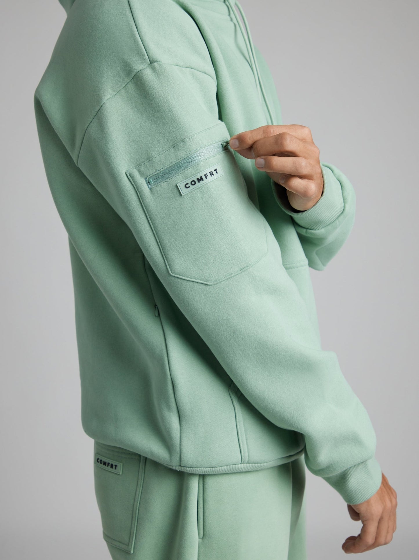 WW | Cozy travel hoodie with airplane mode graphic