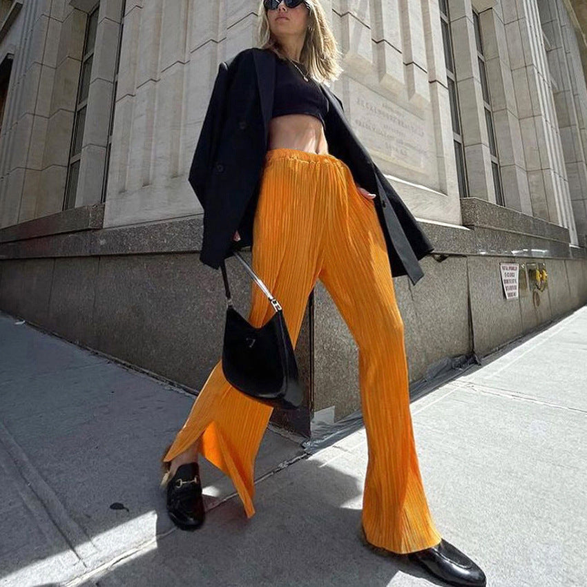 WW | Elegante orange Hosen für Frauen