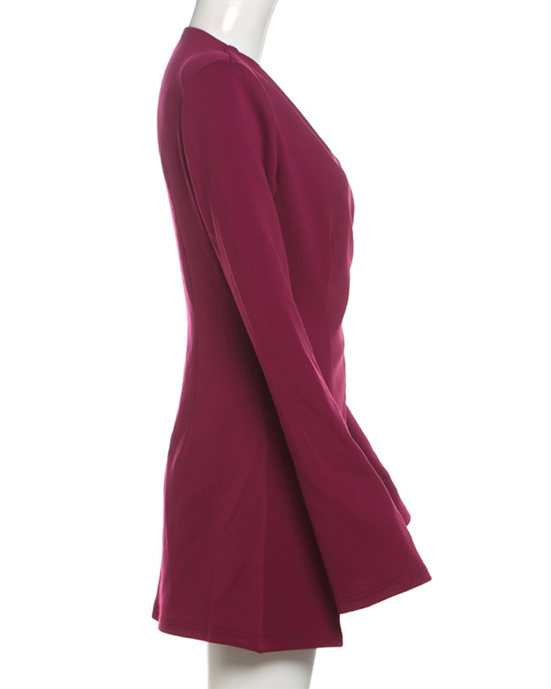 WW | Slim Einfarbiger Anzugjacke