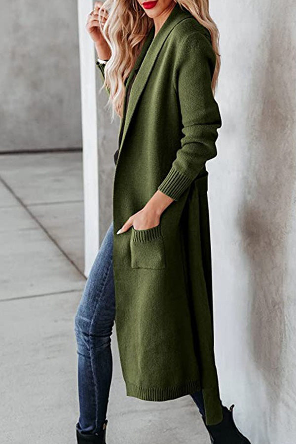 WW | Krawatten Revers Karten Strickjacke