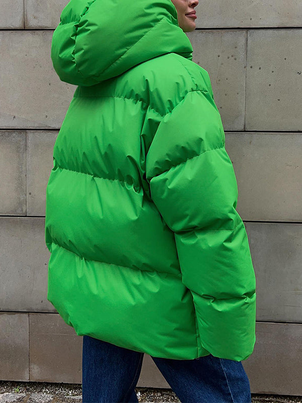 WW | Women's Warm Hooded Puffer Jacket