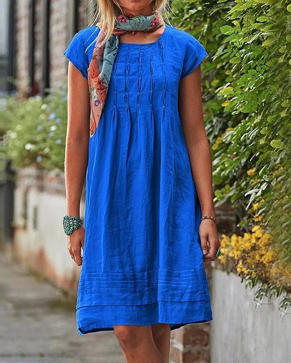 WW | Vintage und Casual Damenkleider aus Festem Leinen