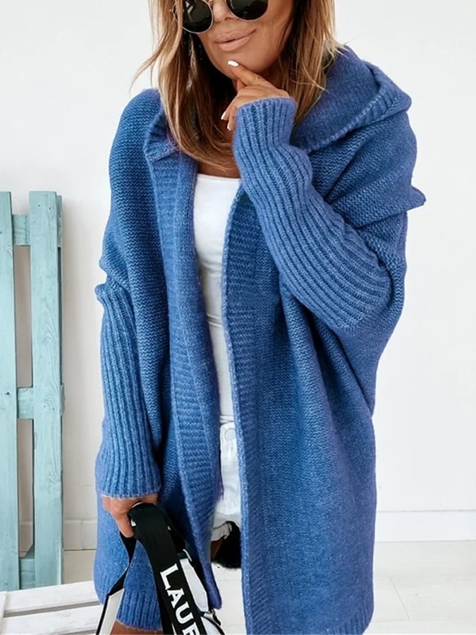 WW | Mid-length hooded jacket with plain seams