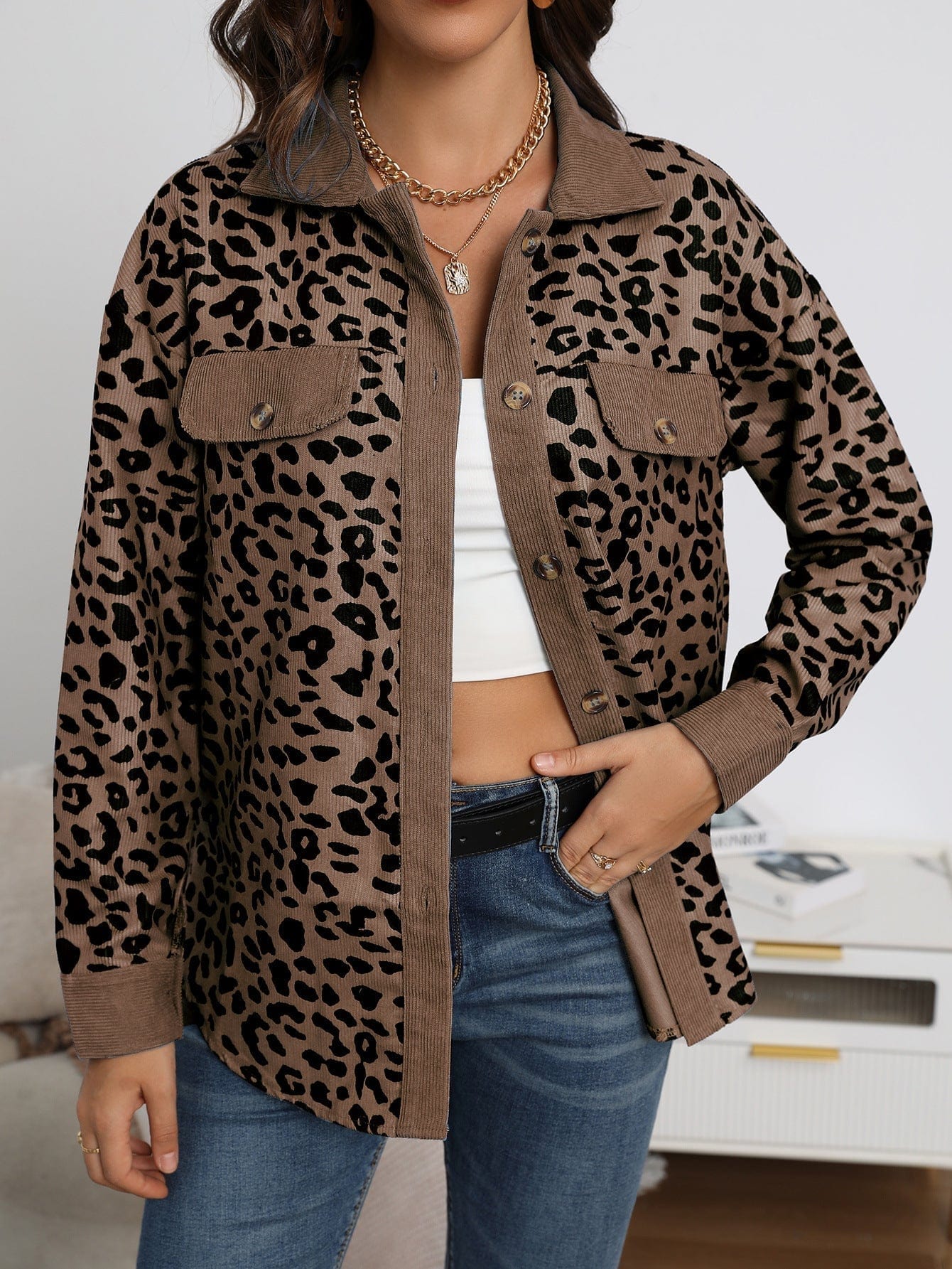 WW | Leopard print jacket for women