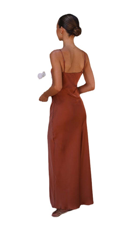 WW | Women's Summer Solid Split Dress