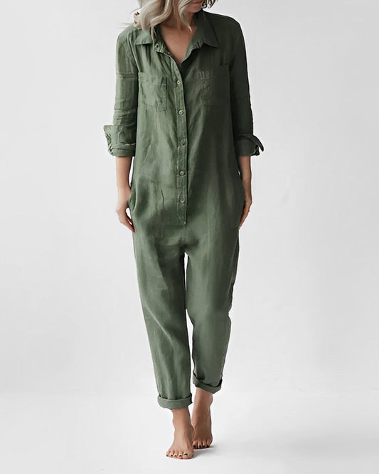 Emerald Elegance Jumpsuit