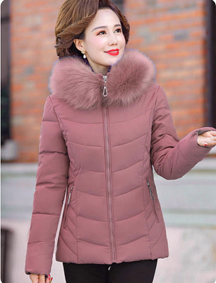 WW | Steppjacke mit Fellkapuze