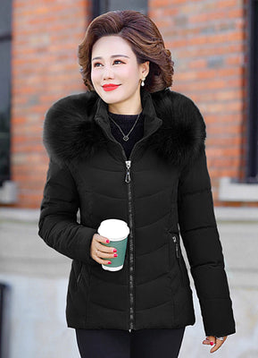 WW | Steppjacke mit Fellkapuze