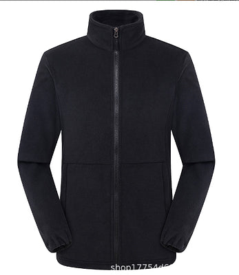 Damen Fleecejacke mit hochschließendem Kragen und seitlichen Taschen WW