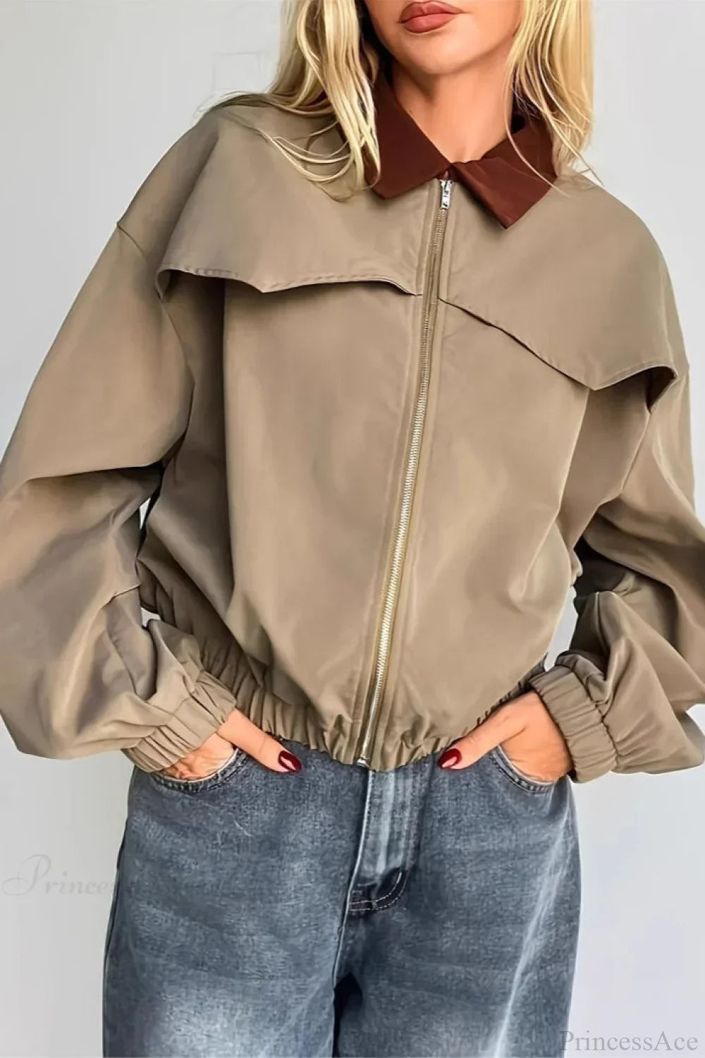 WW | Utility Casual Colorblock Jacke