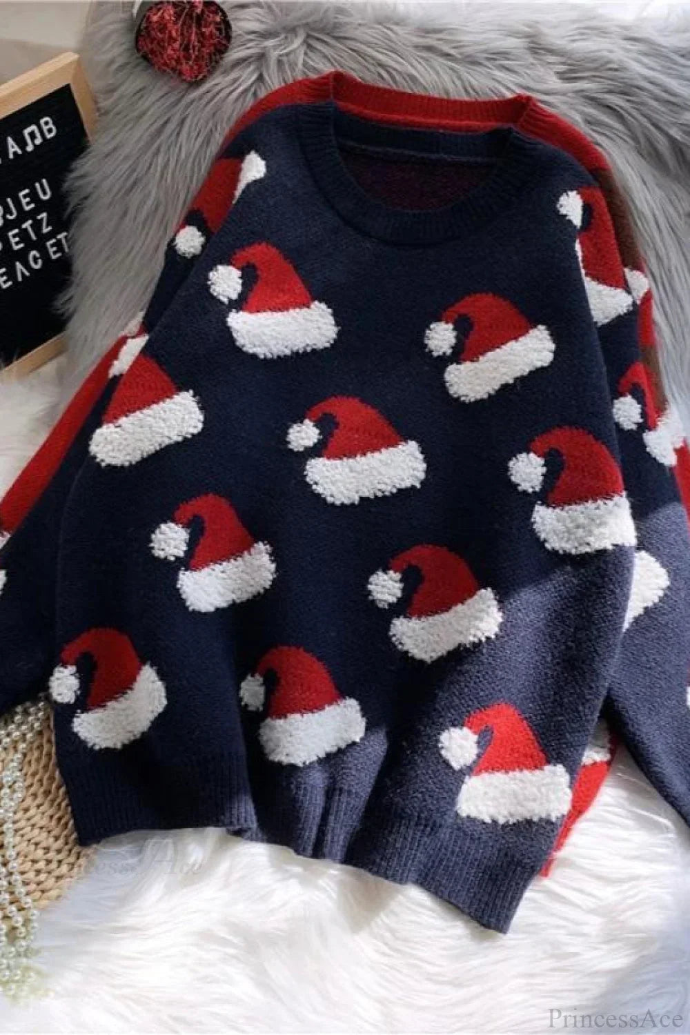 WW | Christmas Snowflake Loose Sweaters