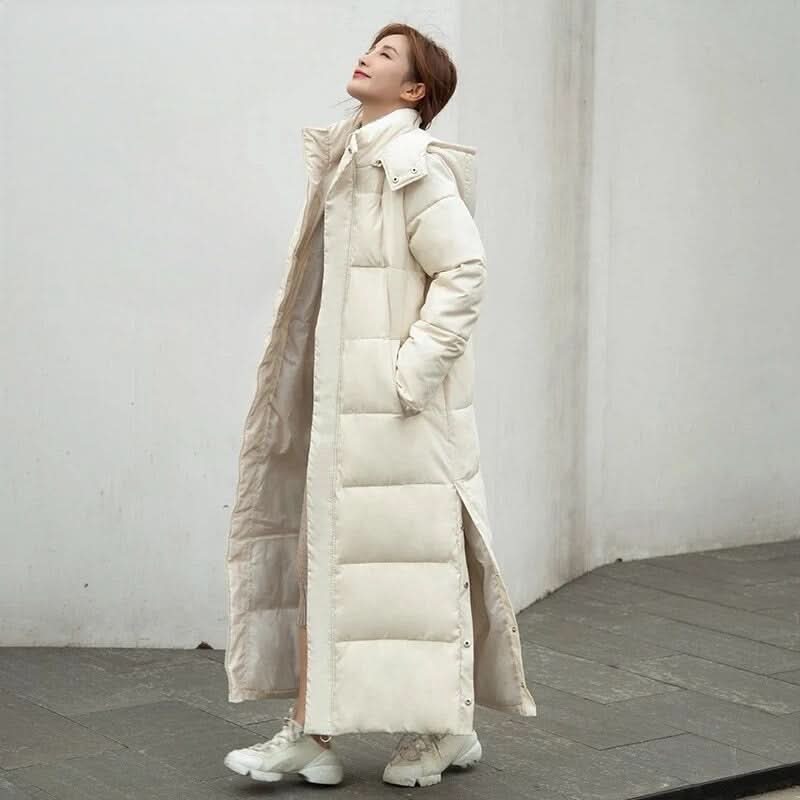 WW | latest in long winter puffer jackets for women