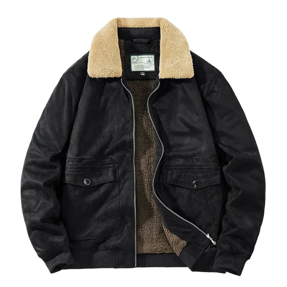 WW | Thickened Fleece Bomber Jacket