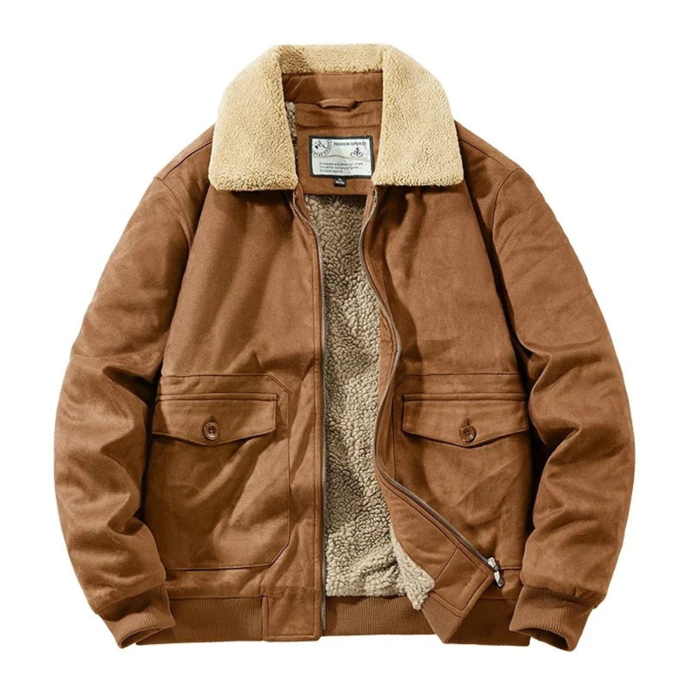 WW | Thickened Fleece Bomber Jacket