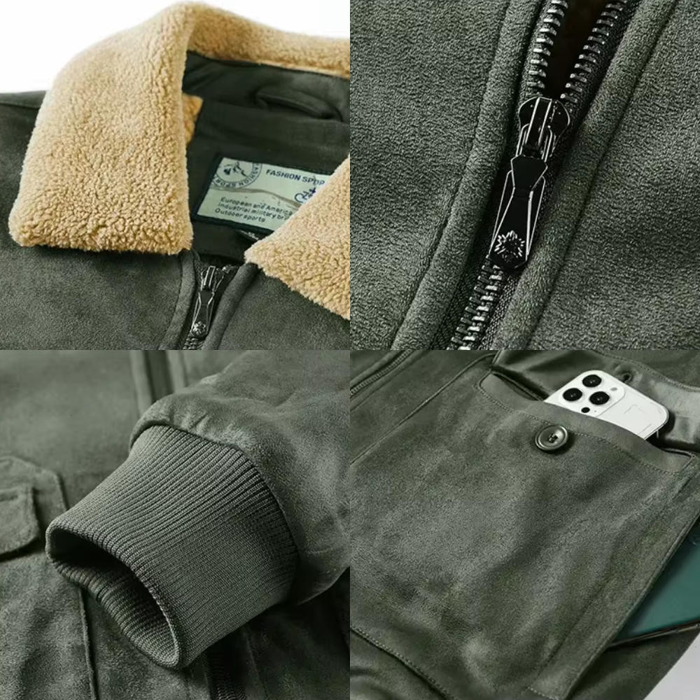 WW | Thickened Fleece Bomber Jacket