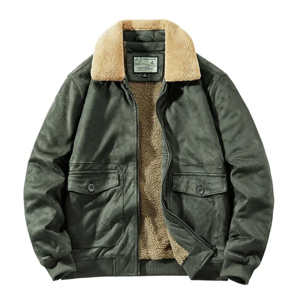 WW | Thickened Fleece Bomber Jacket