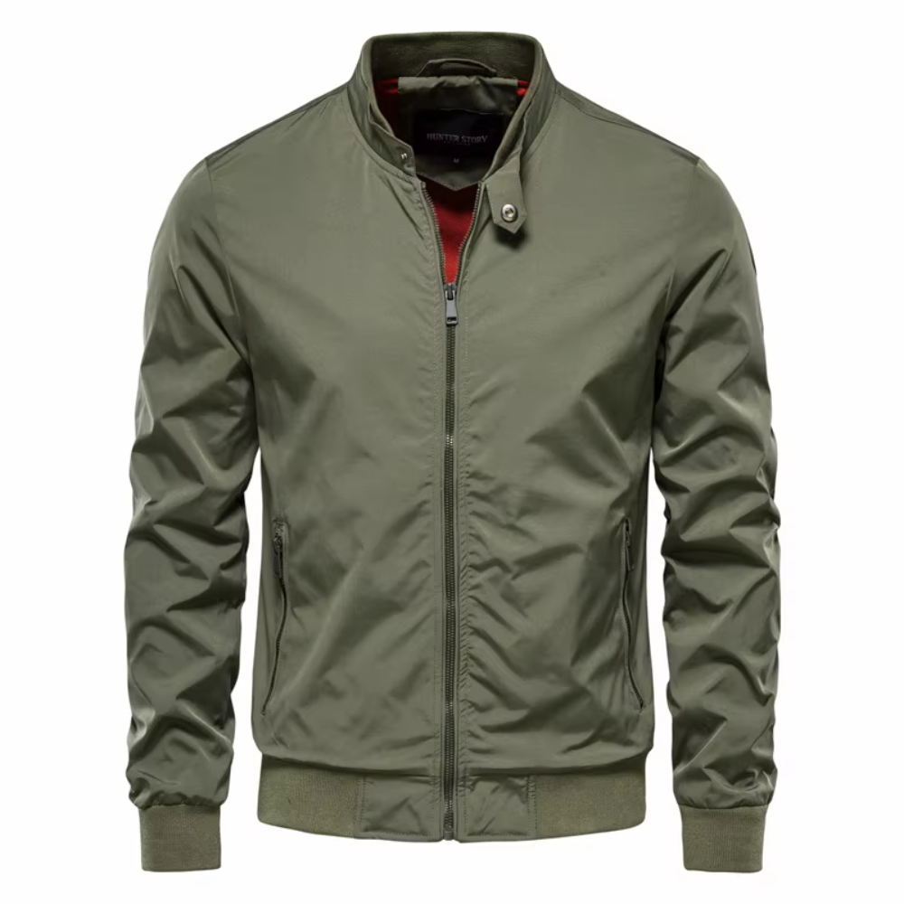 WW | Stand-collar bomber jacket