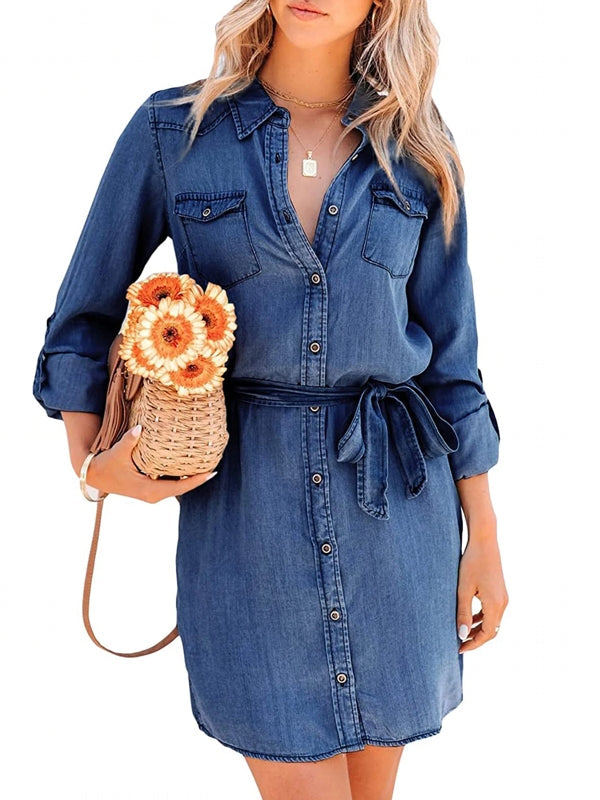 WW | Women's Fashion Relaxed Denim Dress