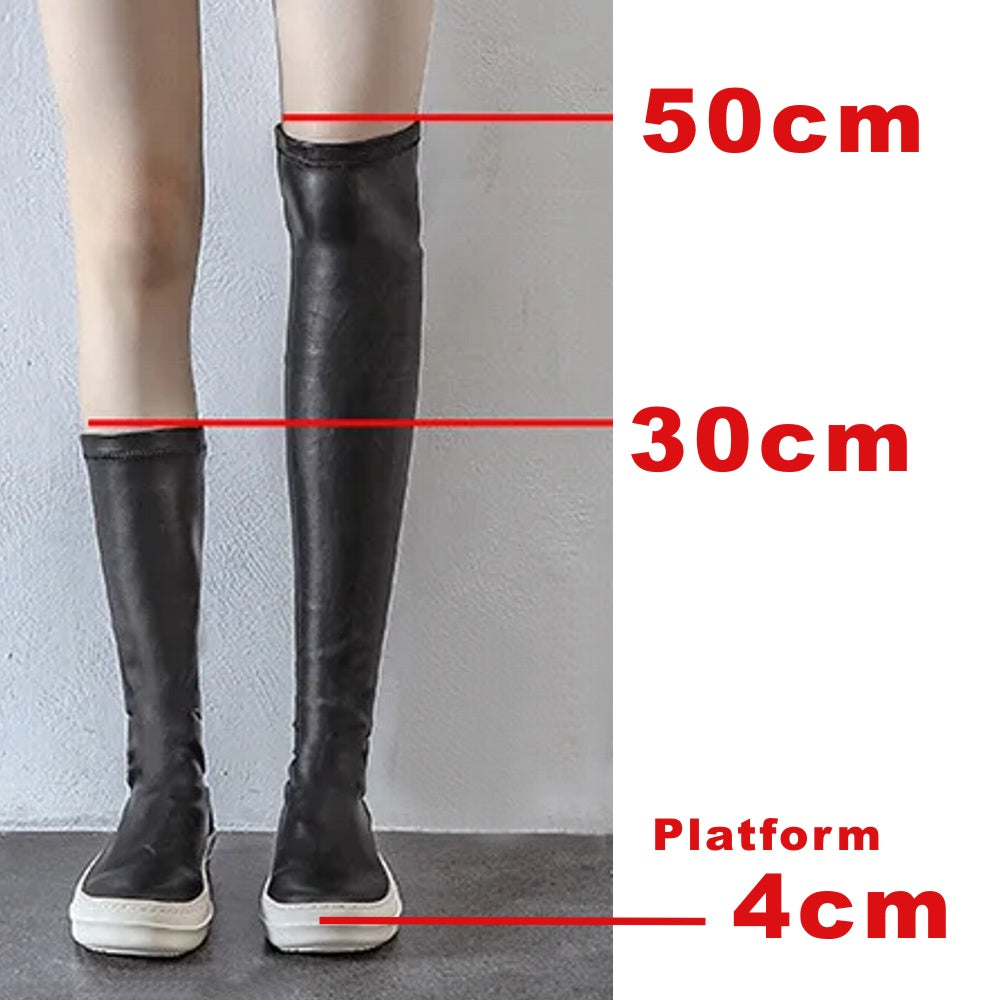 WW | Flache Stiefel für Frauen