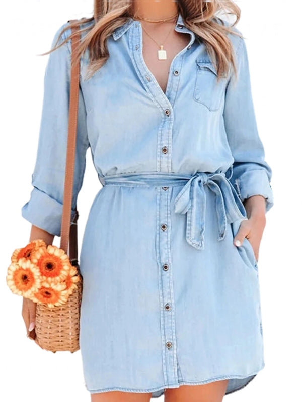 WW | Women's Fashion Relaxed Denim Dress