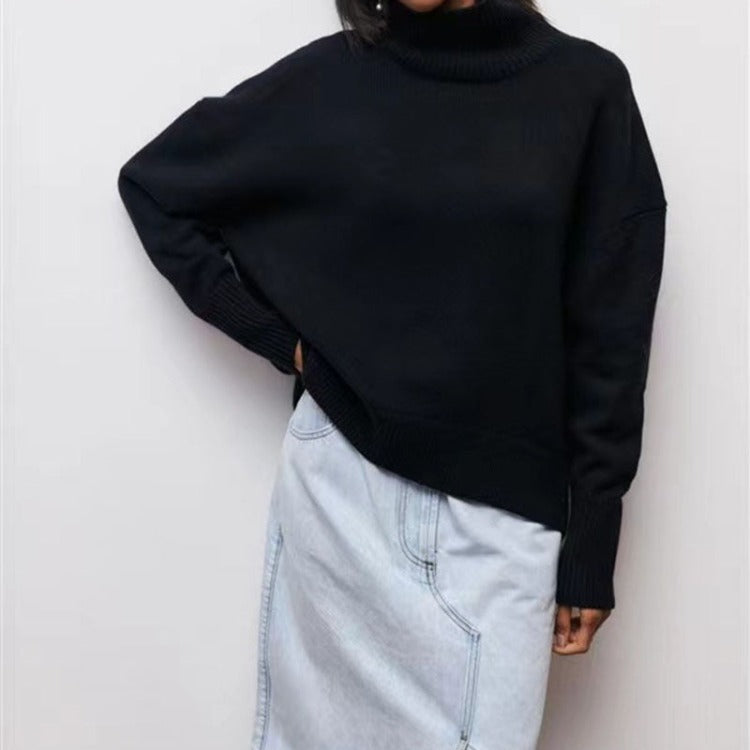 WW | Rollkragen Strickpullover