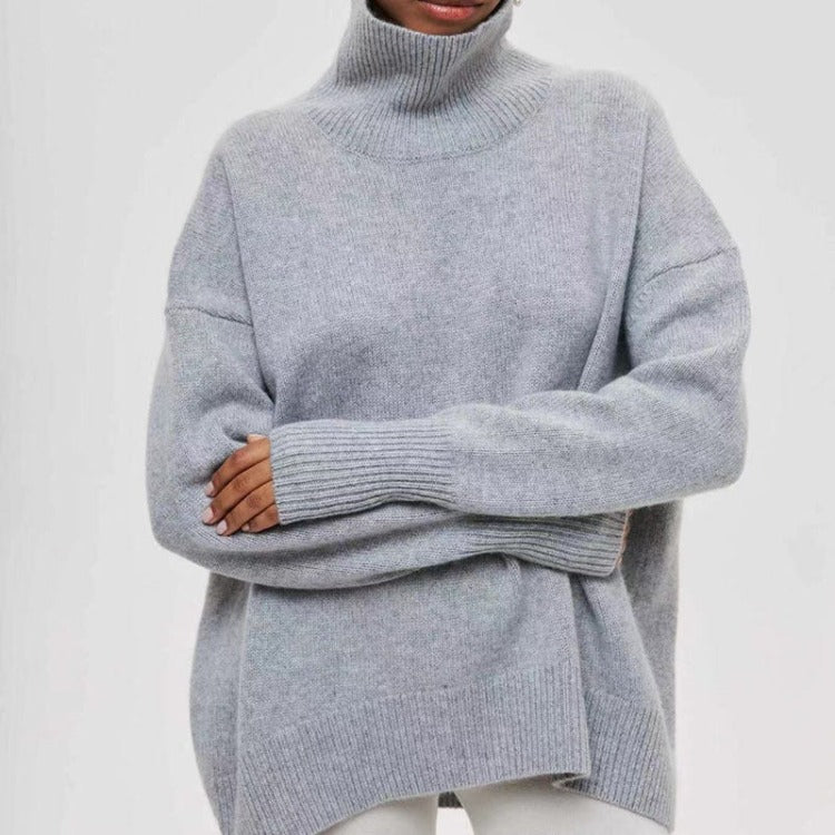 WW | Rollkragen Strickpullover