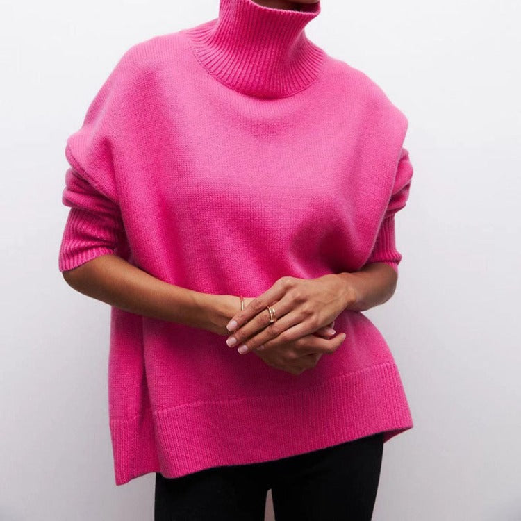 WW | Rollkragen Strickpullover