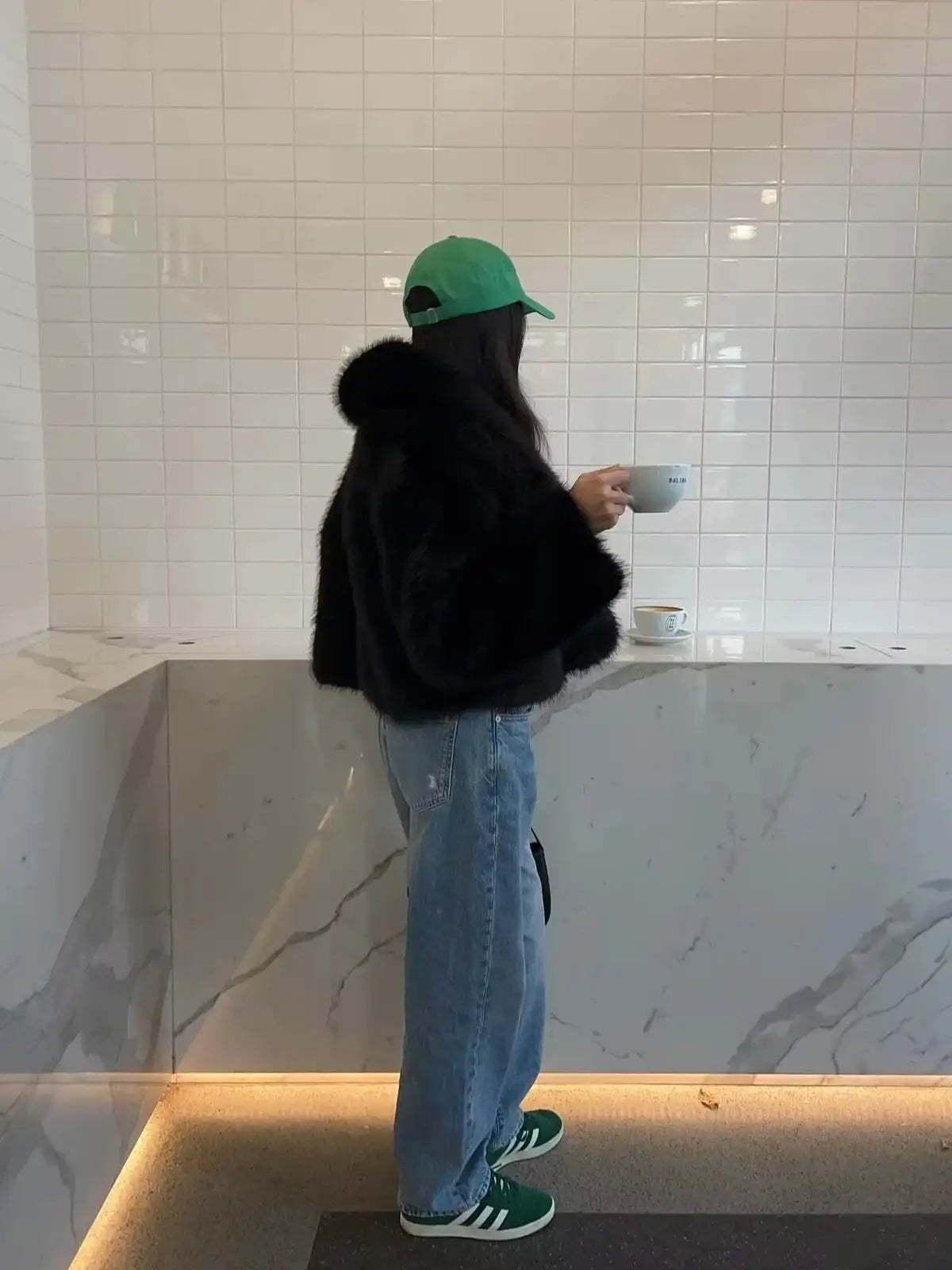 WW | Oversized Faux Fur Coat