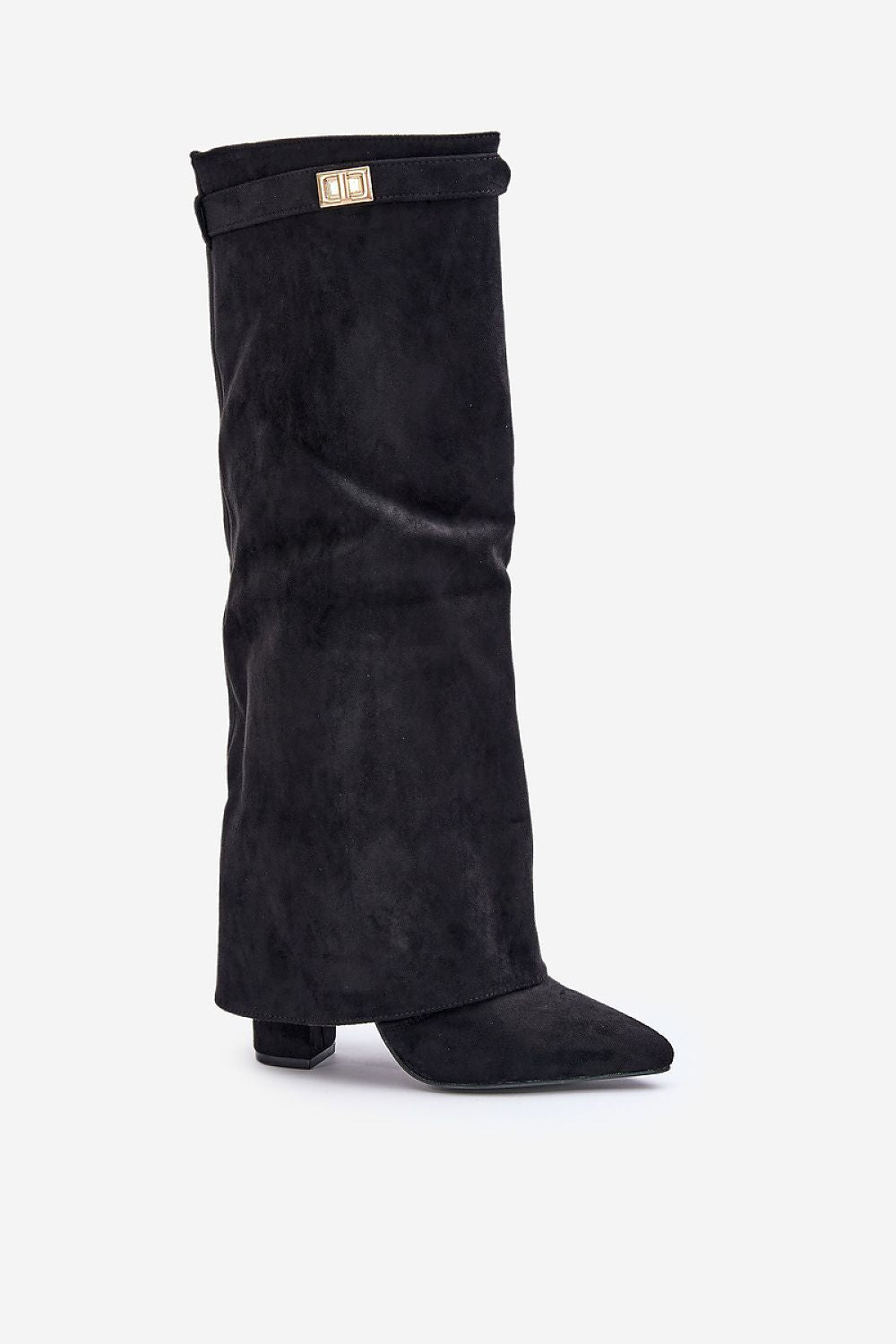 WW | Elegante Kniehoge Stiefel mit Riemchen