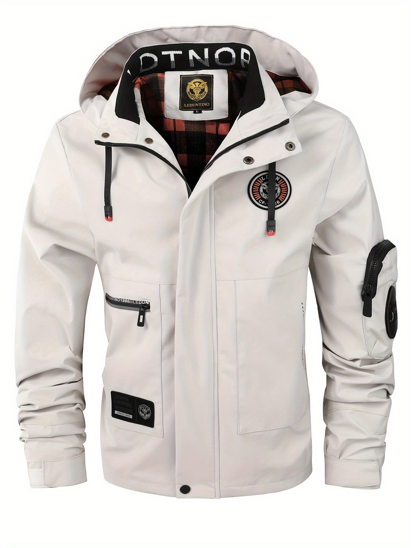 WW | Thick Long Sleeve Lapel Collar Winter Jacket for Men - Perfect for Outdoor Activities