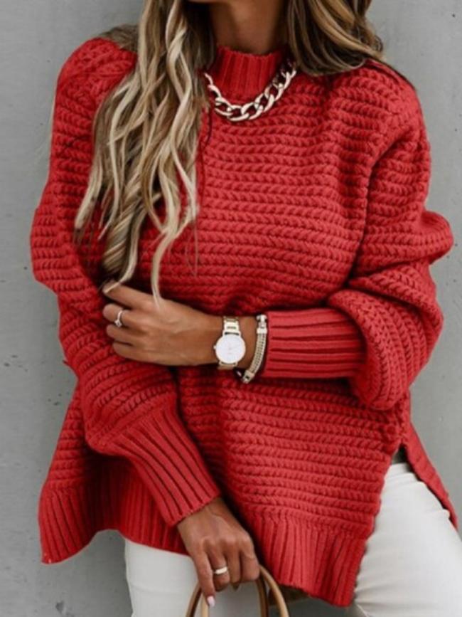 WW | Kuscheliger Strickpullover mit eleganter Passform
