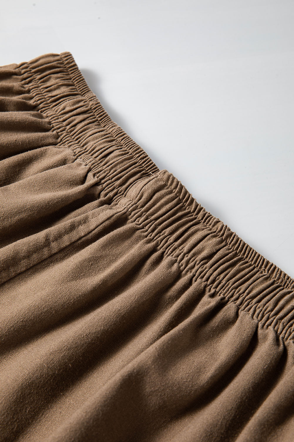 WW | Palm Cotton Linen Wide Leg Trousers For Women