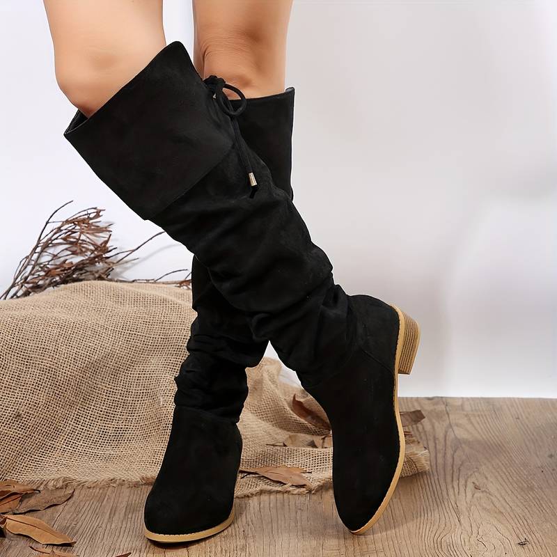 WW | Milady Braune Wildlederstiefel