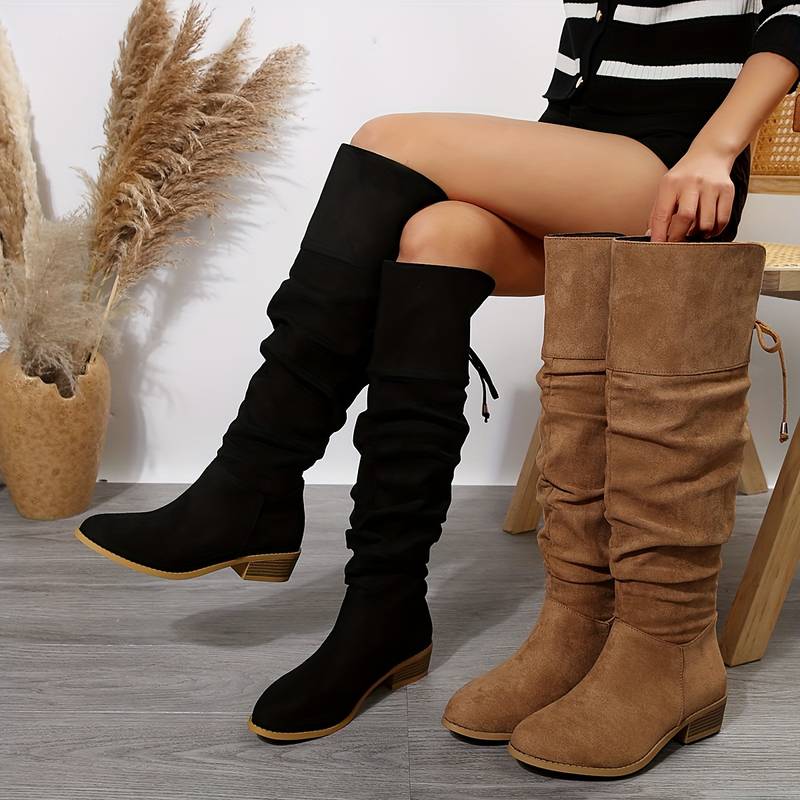 WW | Milady Braune Wildlederstiefel