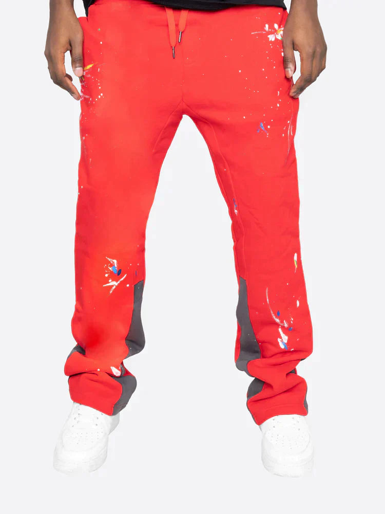 WW | Farbspritzer Flare Sweatpants