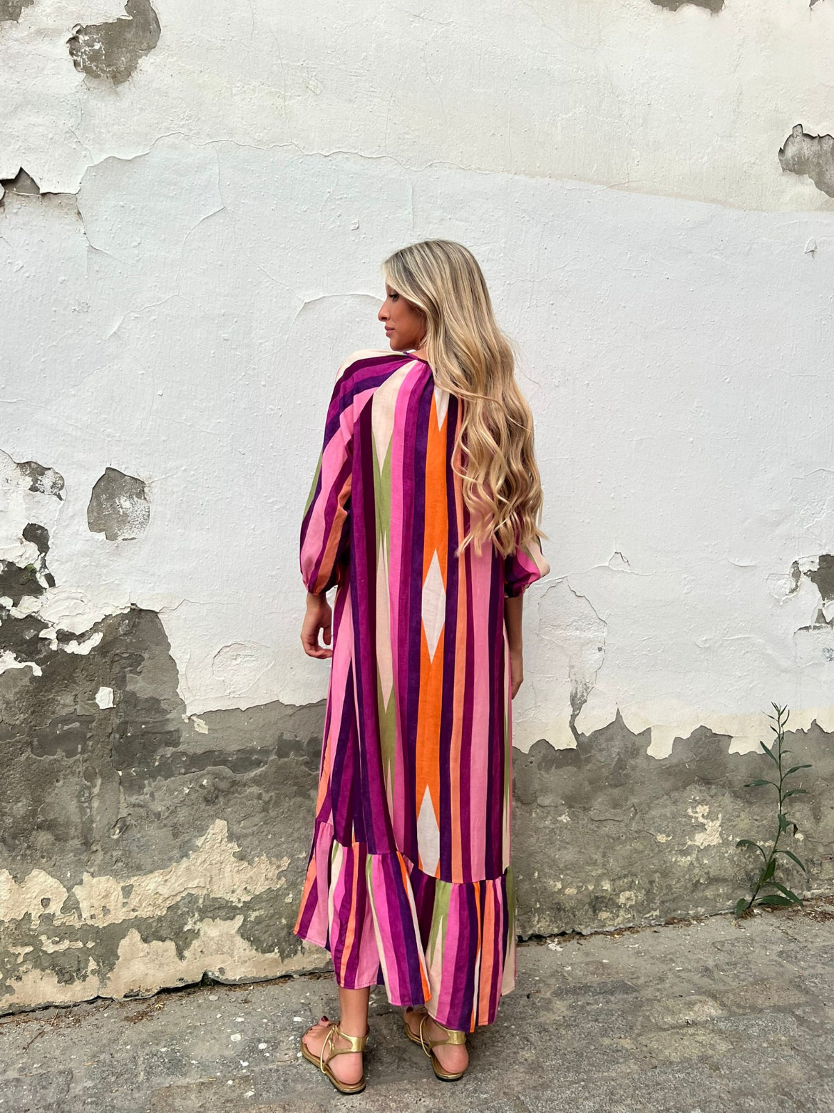 LUNARA™ | Pink Mykonos Dress