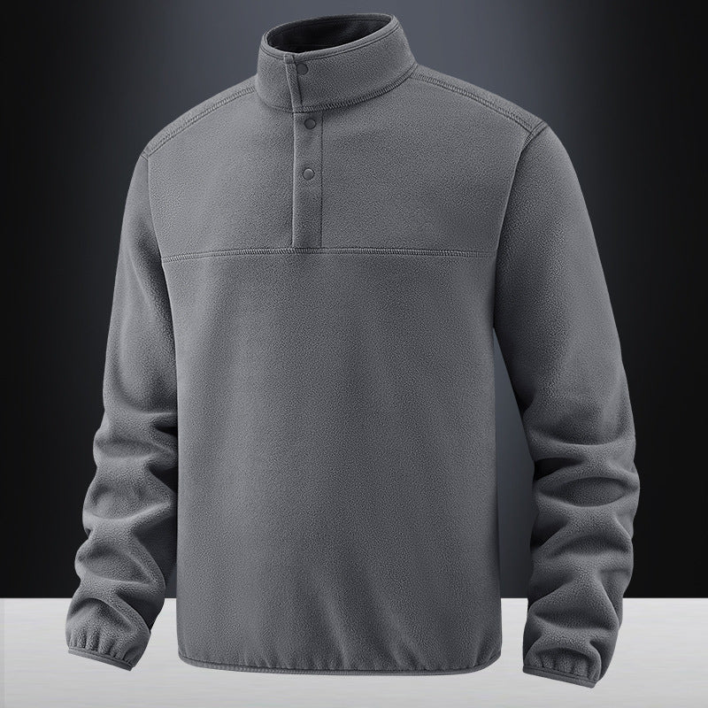 WW | Luxuriöse Fleece-Weste mit Knöpfen für Herren