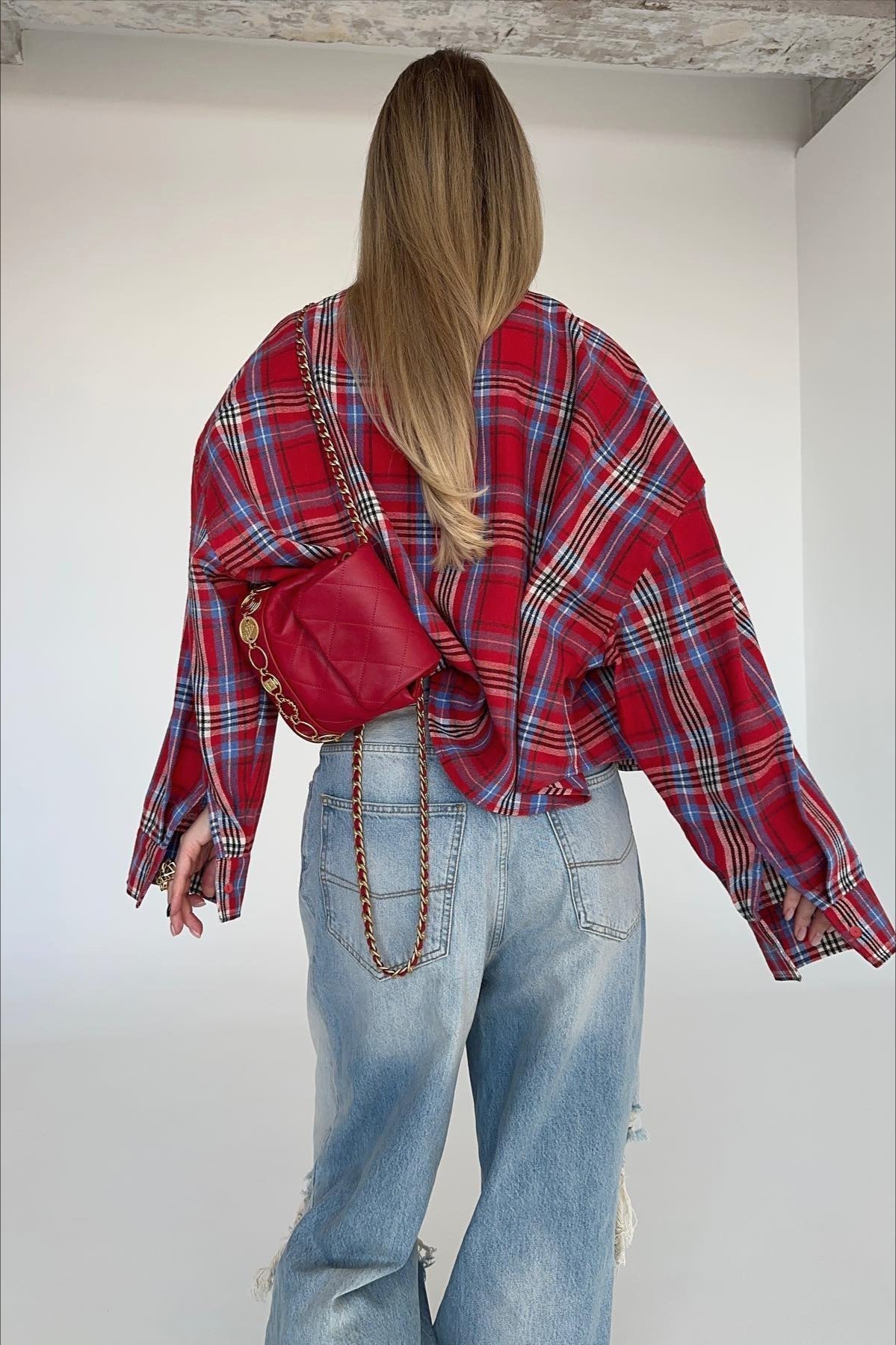 WW | Karierte Langarmjacke