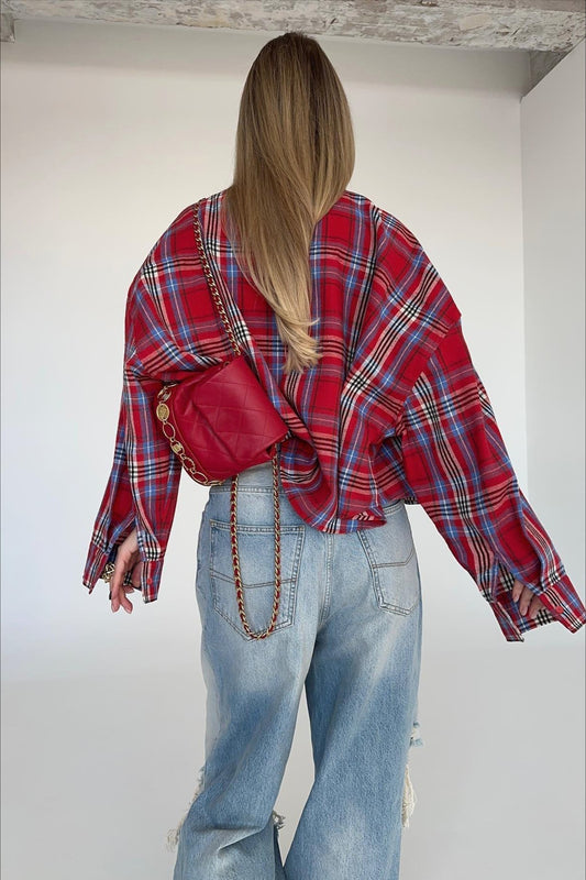 WW | Karierte Langarmjacke