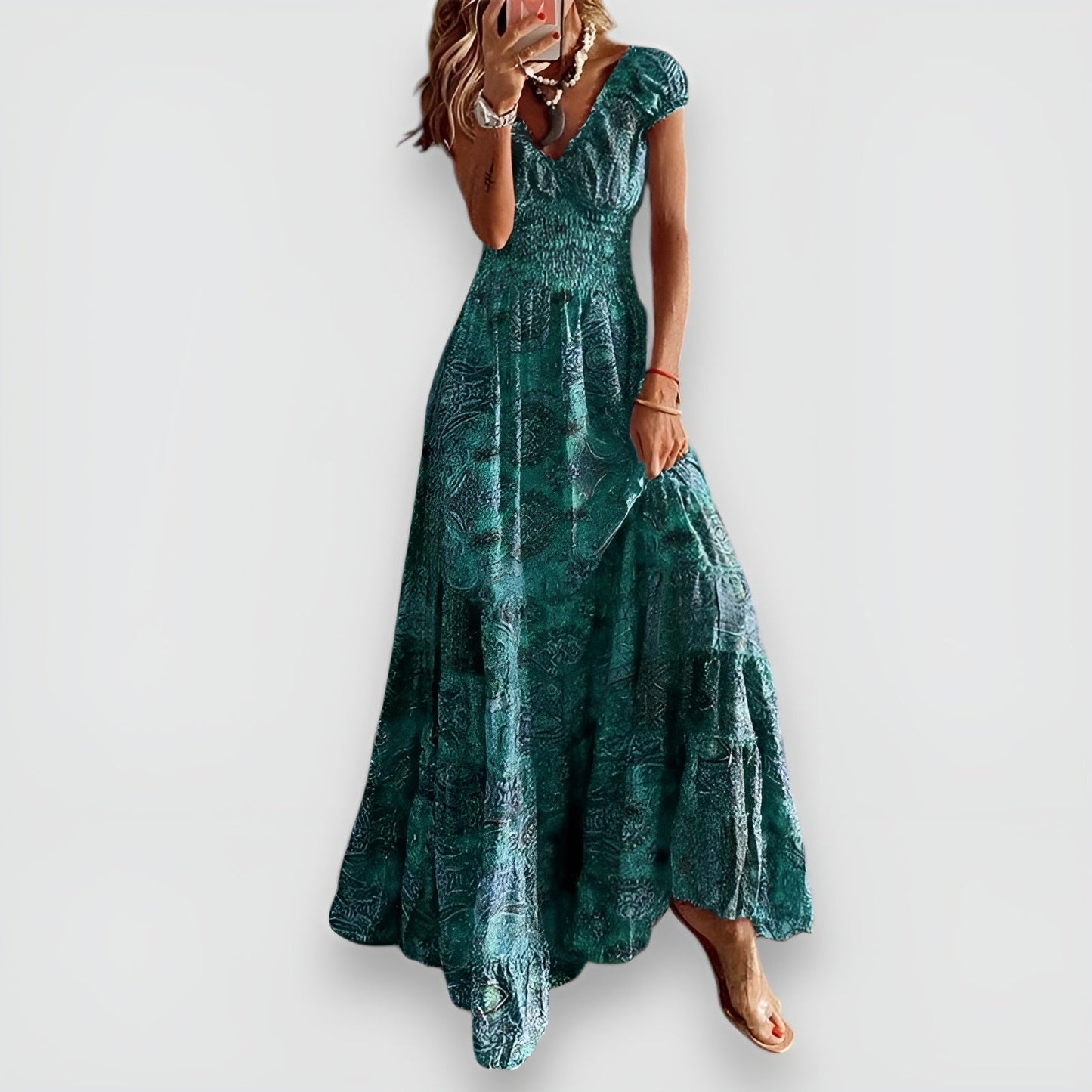 Rosy | Maxi-Kleid