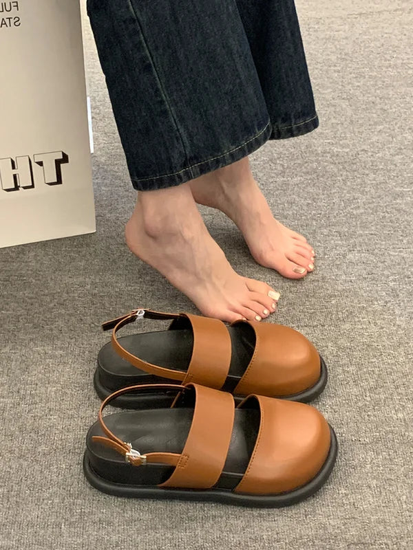 Sandalen mit geteilter Spitze