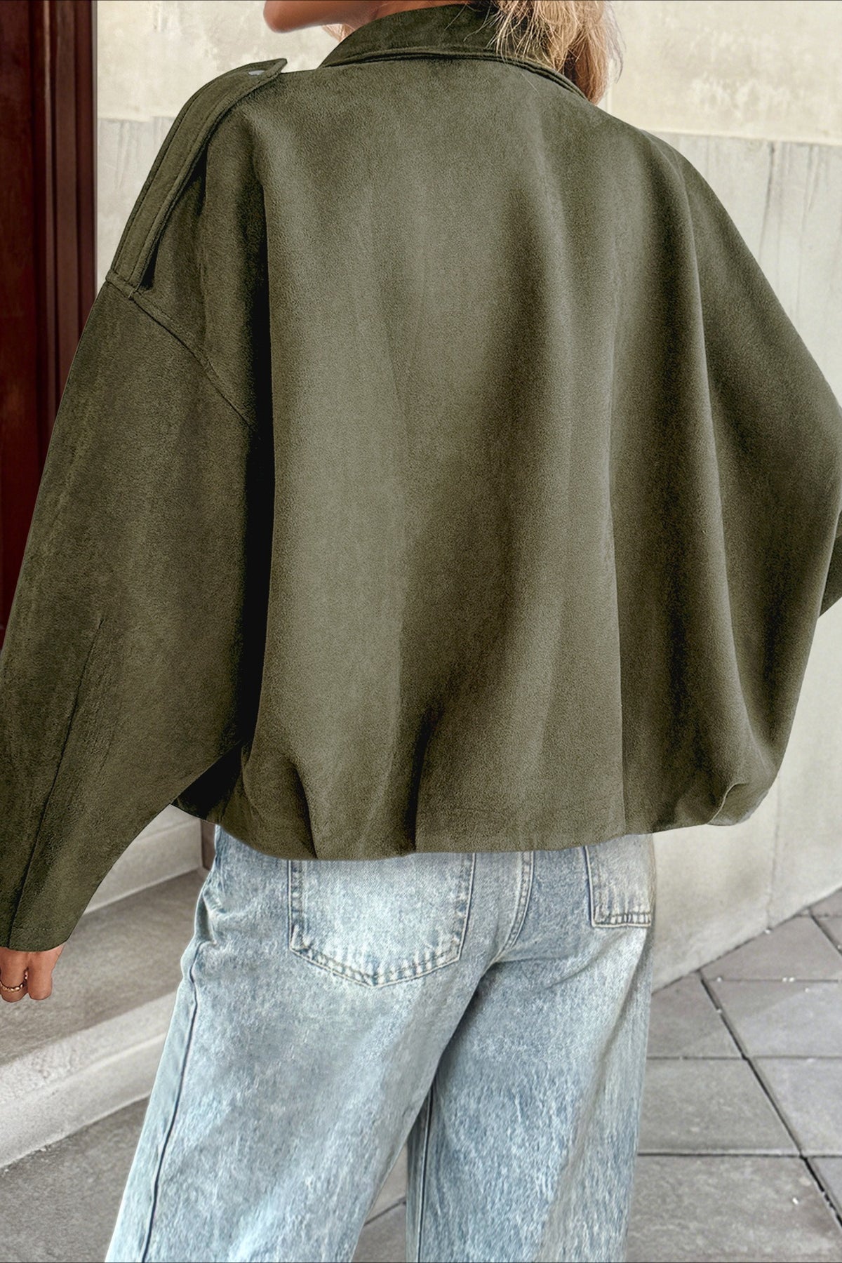 WW | Suede-Look Bomber Jacket