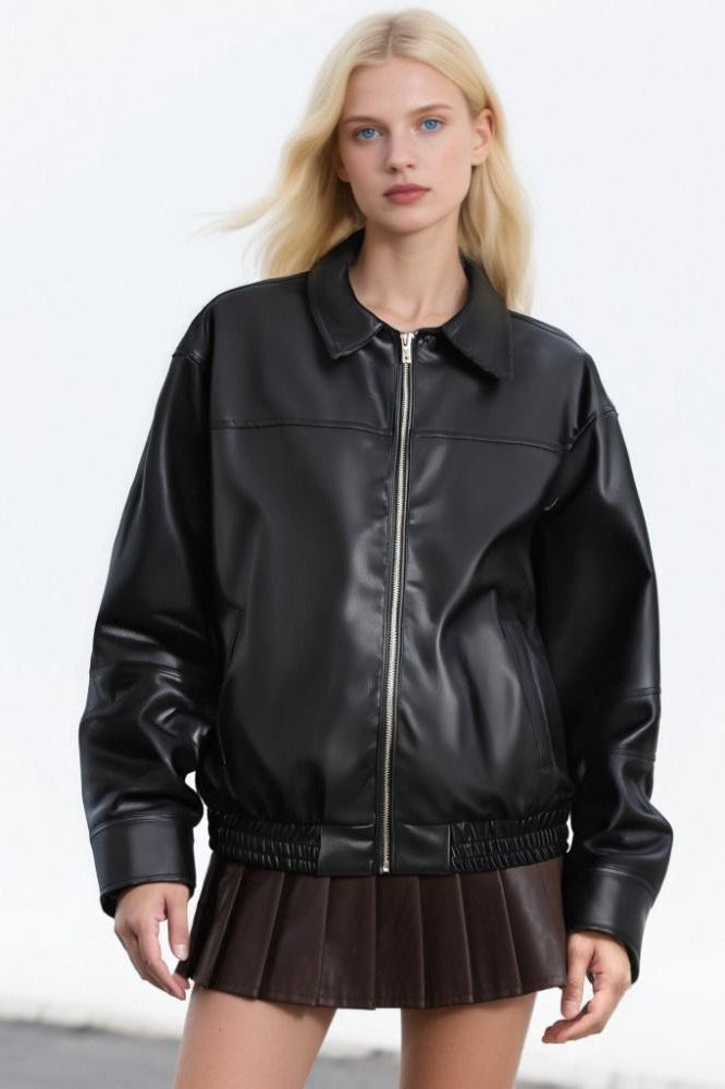 WW | Leder Freizeit Reversjacke