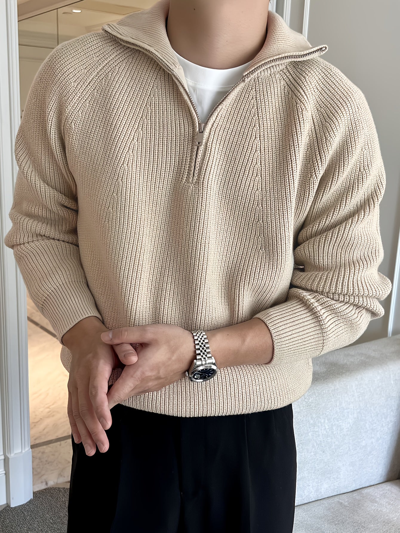 WW | Men's Casual Zip Pullover