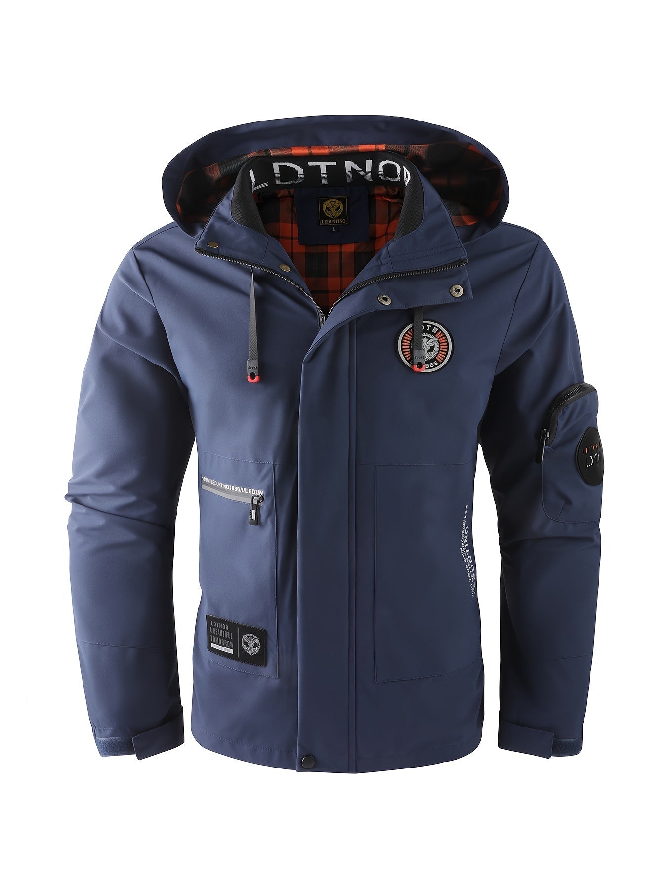 WW | Thick Long Sleeve Lapel Collar Winter Jacket for Men - Perfect for Outdoor Activities