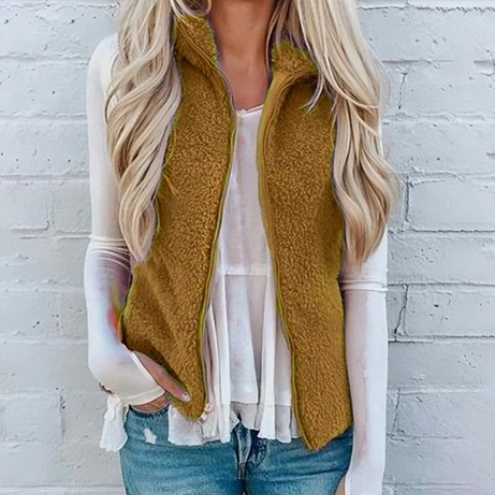 WW | Lightweight, cozy fleece vest for layering