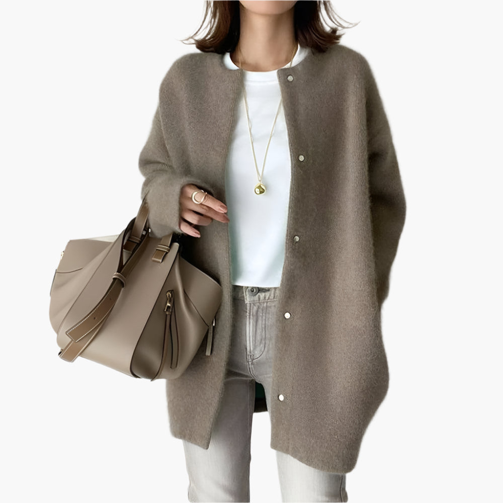 WW | Strickjacke im Oversize-Look - Modischer Casual Cardigan für Alltag und Büro